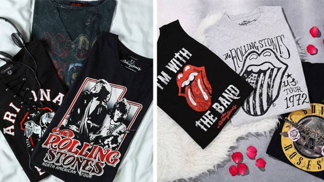 Las 10 camisetas rockeras nunca pasan de moda