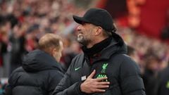 Soccer Football -  FA Cup - Fourth Round - Liverpool v Norwich City - Anfield, Liverpool, Britain - January 28, 2024 Liverpool manager Juergen Klopp before the match REUTERS/Phil Noble
