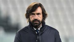 Pirlo durante su etapa como entrenador de la Juventus.
