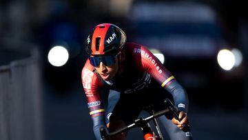 Egan Bernal durante una etapa del Tour de Alemania 2022.
