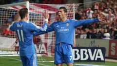 Cristiano y Bale celebraron as&iacute; el 0-1.