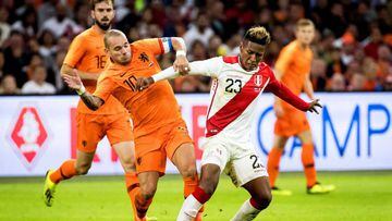 Holanda le regaló un triunfo a Sneijder en su adiós ante Perú