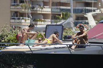 Portugal's Cristiano Ronaldo on holiday in Ibiza before Euro 2016
