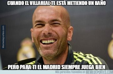 Zidane y Ramos protagonistas de los memes del Madrid-Villarreal