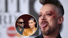 Boy George criticó y dijo sentirse “horrorizado” de que Kim Kardashian guarde silencio ante las declaraciones y comentarios antisemitas de Kanye West.