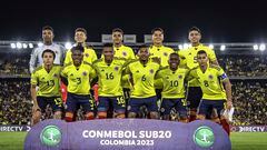 Selección Colombia en el hexagonal final del Sudamericano Sub 20