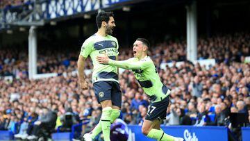 Man City cruise to victory over Everton