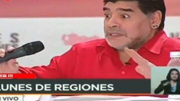 Maradona se tira flores a sí mismo y Maduro le da la razón