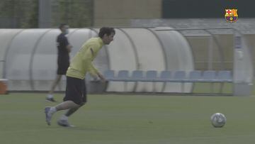 Messi o la felicidad de tocar la pelota: la precisión sigue ahí