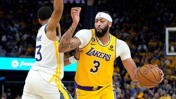 The Lakers center had to retire from Game 5 after clashing heads with Kevon Looney. The Brow will be in the decisive match.