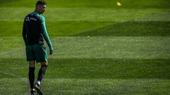 El jugador de la Juventus, Cristiano Ronaldo, con la selecci&oacute;n de Portugal.