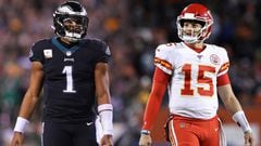 De acuerdo con reportes, el quarterback de los Chiefs, Patrick Mahomes, y el de los Eagles, Jalen Hurts no estrecharon sus manos tras el Super Bowl LVII.