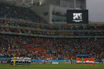 Arena Corinthians: Con un costo de R$1.150 millones para su construcción en 2014, el reducto del 'Timao' fue una de las sedes para la Copa del Mundo de Brasil 2014. Recibió seis partidos, dentro de ellos el inaugural (Brasil 3- Croacia 1), la victoria de Holanda sobre Chile (2-0) y la semifinal entre Argentina y Holanda.
