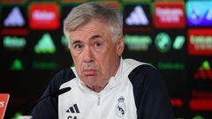 Real Madrid boss Carlo Ancelotti, linked with brazil, says his future “will soon be known”