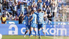 Yeremay, celebrando su gol al Algeciras.