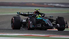 Los pilotos de Mercedes registraron los mejores tiempos en la segunda tanda de entrenamientos libres de este jueves y apuntan a llegar bien a la clasificación.