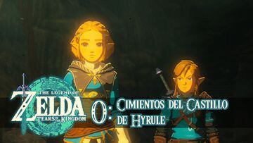 the legend of zelda tears of the kingdom nintendo switch guia cimientos castillo hyrule