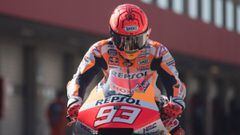 Marquez rules out of Valencia and Jerez due to vision problems following training crash