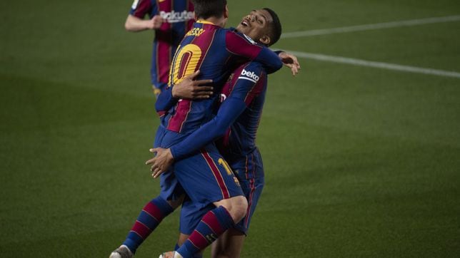 Messi en el nuevo orden del vestuario del Barça