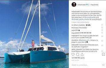 El tenista ha disfrutado de una semana de vacaciones acompañado por su familia en Exuma un distrito de las Bahamas, un lugar paradisíaco donde siempre es verano