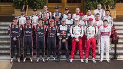 Los pilotos del Mundial de Rallys.