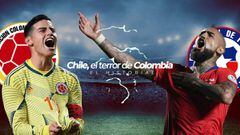Colombia vs Chile: Colombia ante las estad&iacute;sticas