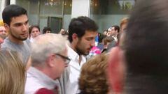 Parejo fue increpado a su entrada al palco del Bernabéu