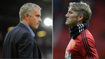 Mourinho has forced Schweinsteiger to train with the reserves.