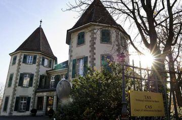 The castel hosting the Court of Arbitration for Sport (CAS-TAS) is pictured on November 21, 2011 in Lausanne.