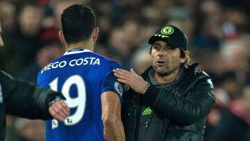 Conte confiesa cómo fue su conflicto con Diego Costa en Chelsea