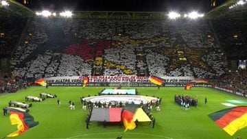 El mosaico de los hinchas con el gol de Götze en la final del Mundial 2014