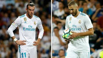 Gareth Bale y Karim Benzema.