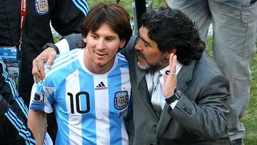 Lionel Messi's free-kick genius thanks to me, explains Maradona
