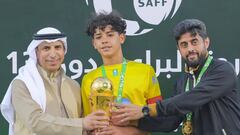 El hijo de Cristiano Ronaldo se coronó campeón con el equipo juvenil de Al-Nassr