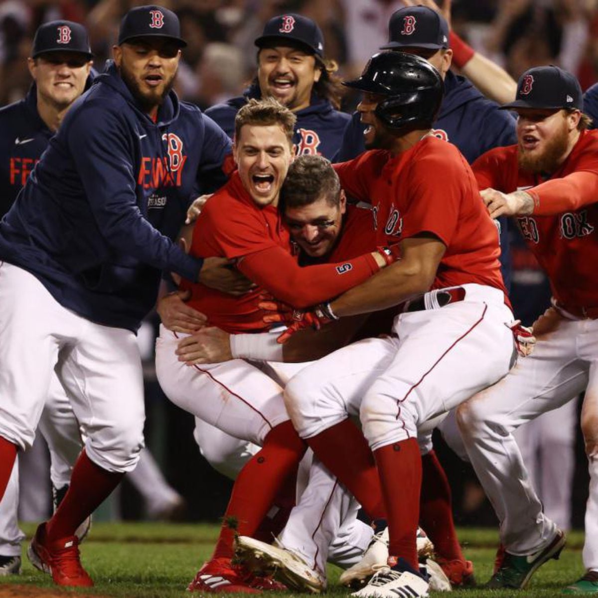 Red Sox's Mookie Betts promised a fan he would homer for him. He hit three