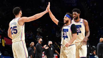 76ers take top spot in east with Nets win