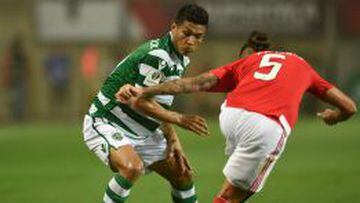 Te&oacute;filo Guti&eacute;rrez ha marcado 6 goles con la camiseta del Sporting de Lisboa.