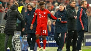 Bayern Munich lose Coman after knee scare in Tottenham encounter