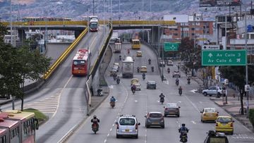 Cierres en la vía de Bogotá