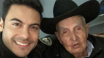 Carlos Rivera anuncia el fallecimiento de su abuelito 