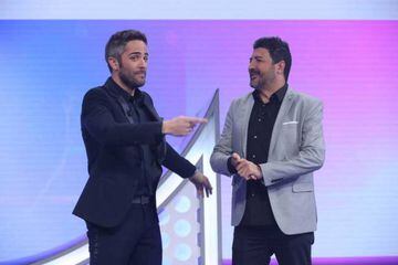 Roberto Leal y Tony Aguilar, en una gala de OT en TVE