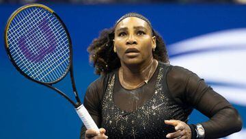 La tenista estadounidense Serena Williams, durante su partido ante Ajla Tomljanovic en el US Open 2022.