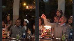 Simeone celebra su cumpleaños al más puro estilo Kardashian