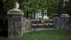 Imagen de la entrada al Trump National Golf Club de Bedminster, Nueva Jersey, que no acoger&aacute; el PGA Championship de 2022 tras los incidentes en el Capitolio.