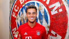 MUNICH, GERMANY - AUGUST 19: Newly signed player Philippe Coutinho of FC Bayern Muenchen poses for a picture at Saebener Strasse training ground on August 13, 2019 in Munich, Germany. (Photo by M. Donato/FC Bayern-Pool/Bongarts/Getty Images)