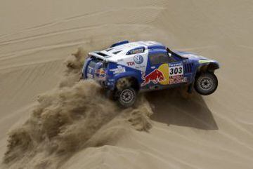 Carlos Sainz con el Volkswagen Tuareg gano el Rally Dakar 2010.