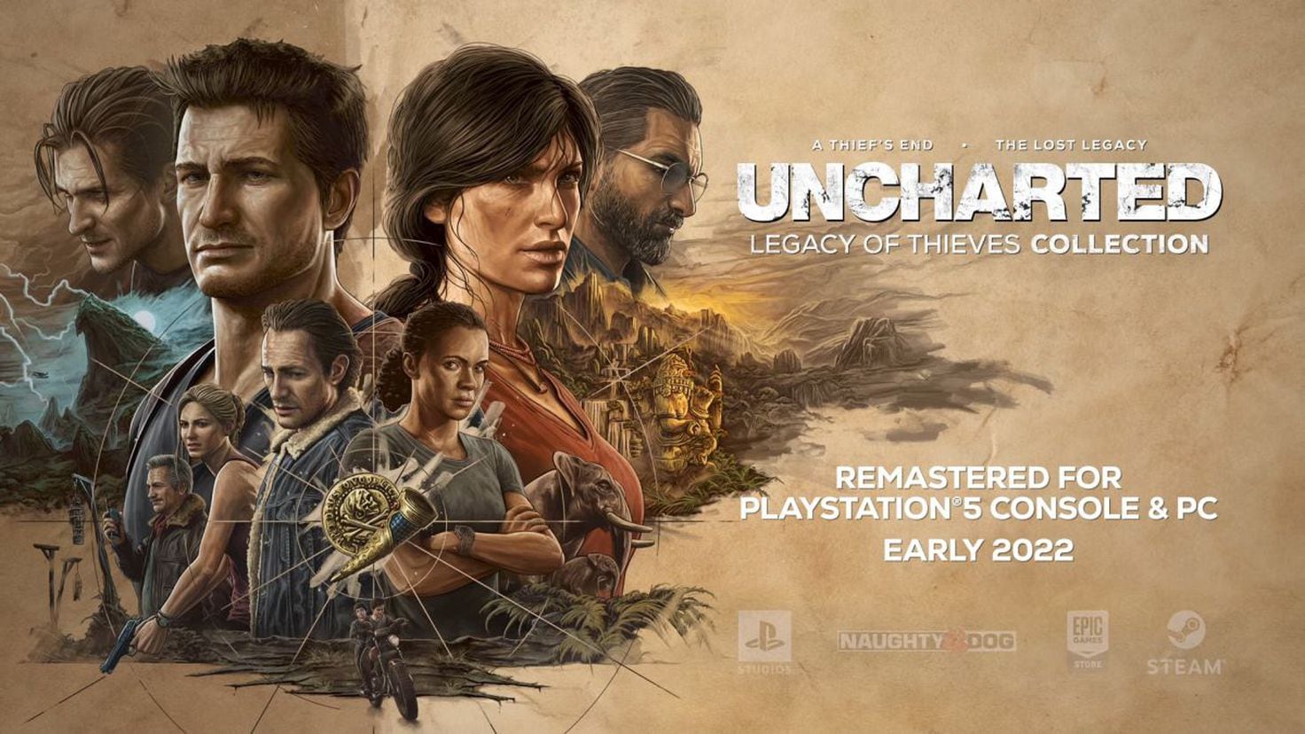 Uncharted 4 y El Legado Perdido recibirán una remasterización en PS5 y PC: primer  tráiler - Meristation