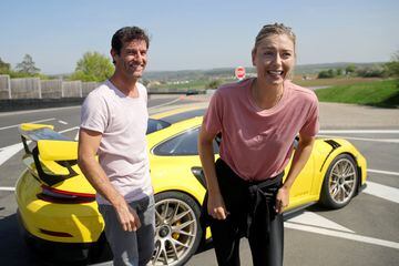 Sharapova y Webber, embajadores de Porsche