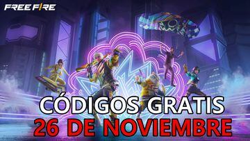 Free Fire  Códigos de hoy domingo 5 de noviembre de 2023