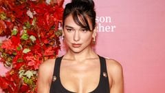 NEW YORK, NEW YORK - SEPTEMBER 29: Dua Lipa attends the Clooney Foundation For Justice Inaugural Albie Awards at New York Public Library on September 29, 2022 in New York City. (Photo by Arturo Holmes/WireImage,)